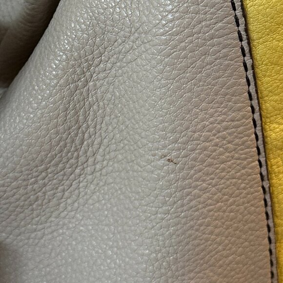 OrYany Handbag Victoria Dove Colorblock Pebble Grain Leather Bag Crossbody Hobo - Picture 7 of 16